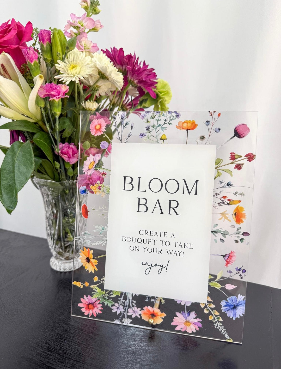 bloom bar signage rental