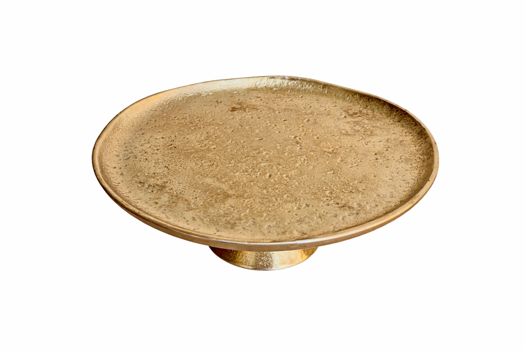 Gold Cake Plate