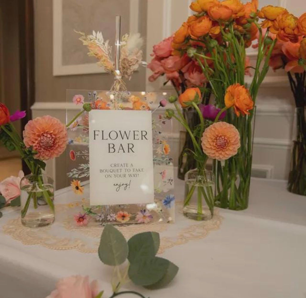 Flower Bar Sign