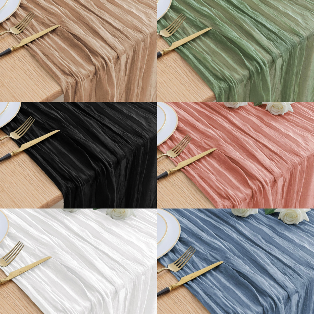 Cheesecloth Table Runner